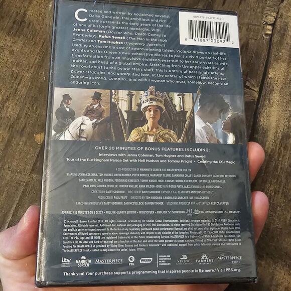 Victoria: The Complete First Season (3-Disc DVD Set) NEW w/rip in plastic wrap - Picture 2 of 2